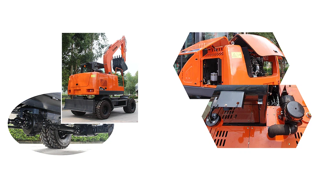 75 Ton Hydraulic Wheel Excavator 75 Ton Hydraulic Wheel Excavator